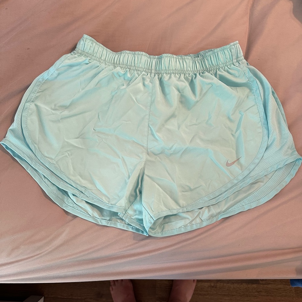 Nike Blue Athletic Shorts Lightweight Moisture-Wicking